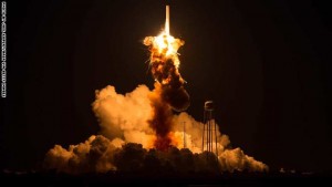 Unmanned Antares Rocket Explodes At Launch On Wallops Island