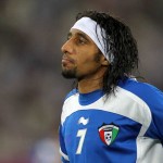 Kuwait's midfielder Fahd al-Anzi is pict