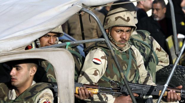 ينفذ الجيش حملة واسعة النطاق في شبه جزيرة سيناء