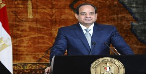 Egypt's President Abdel Fattah al-Sisi delivers a speech in Cairo, in this September 6, 2014 handout courtesy of the Egyptian Presidency. Sisi prepared Egyptians on Saturday for more blackouts after lights went out across much of the country this week, saying it would take time and cost the cash-strapped state $12 billion to upgrade the decrepit power grid. REUTERS/The Egyptian Presidency/Handout via Reuters (EGYPT - Tags: POLITICS) ATTENTION EDITORS - THIS PICTURE WAS PROVIDED BY A THIRD PARTY. REUTERS IS UNABLE TO INDEPENDENTLY VERIFY THE AUTHENTICITY, CONTENT, LOCATION OR DATE OF THIS IMAGE. FOR EDITORIAL USE ONLY. NOT FOR SALE FOR MARKETING OR ADVERTISING CAMPAIGNS. NO SALES. NO ARCHIVES