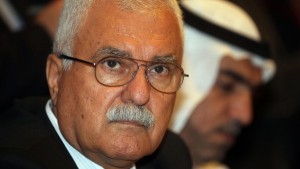 Syrian regime opponent George Sabra attends the election of the Executive Office of the Syrian National Council in Doha, Qatar, Friday, Nov. 9, 2012. (AP Photo/Osama Faisal)